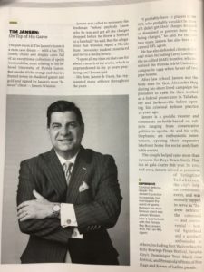 Photo of R. Timothy Jansen in Business Magazine