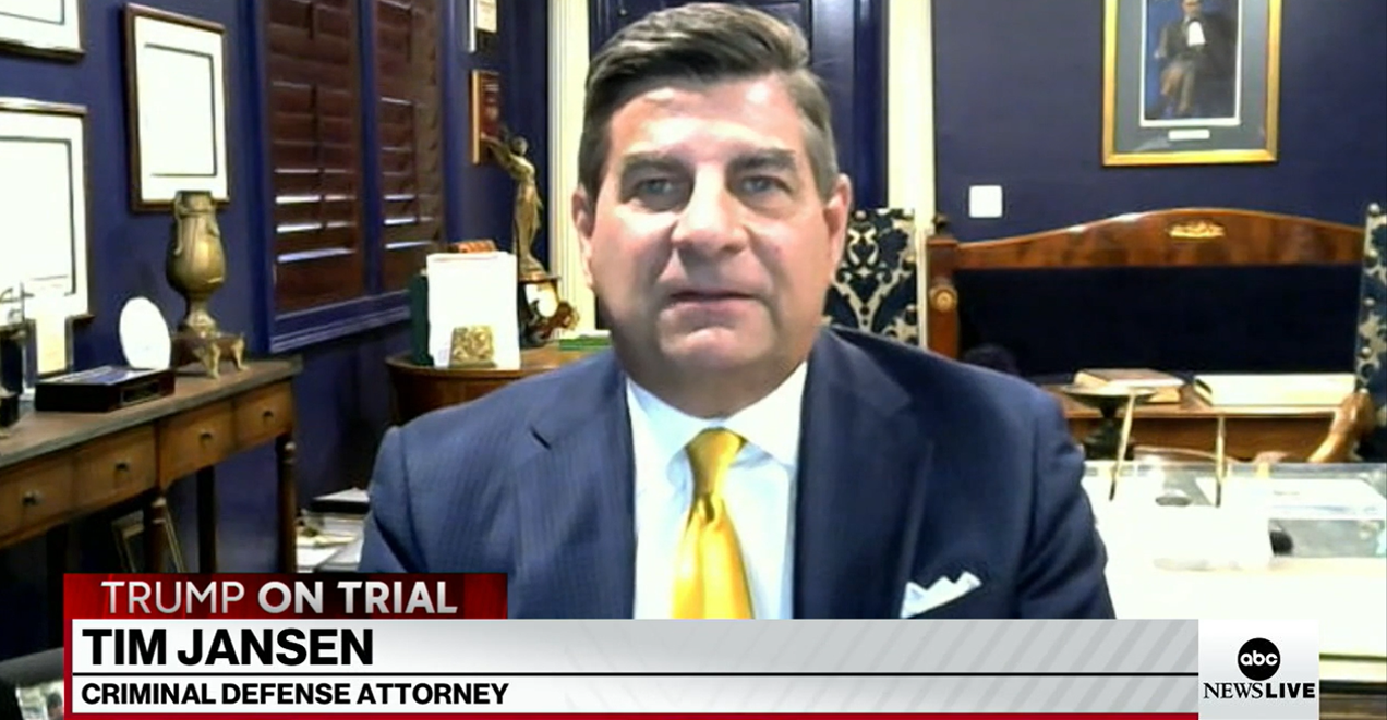 Criminal defense attorney Tim Jansen offers insight on Donald Trump's hush money trial